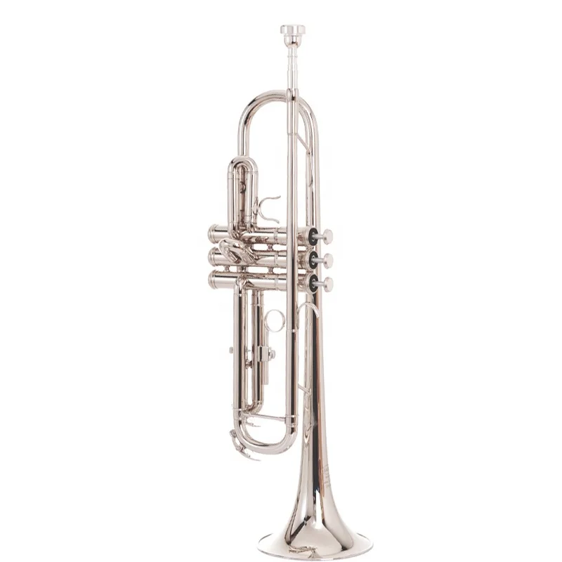 professional trumpet instrument B flat nickel silver professional performance silver model