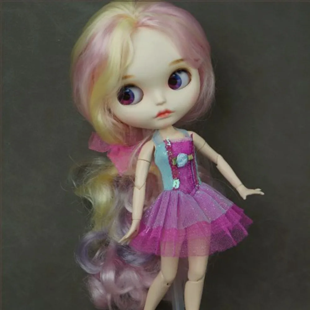 

Модные элегантные платья-футболки, милые мини-простые платья, аксессуары «сделай сам», праздничная одежда для кукол azone19 ICY DBS