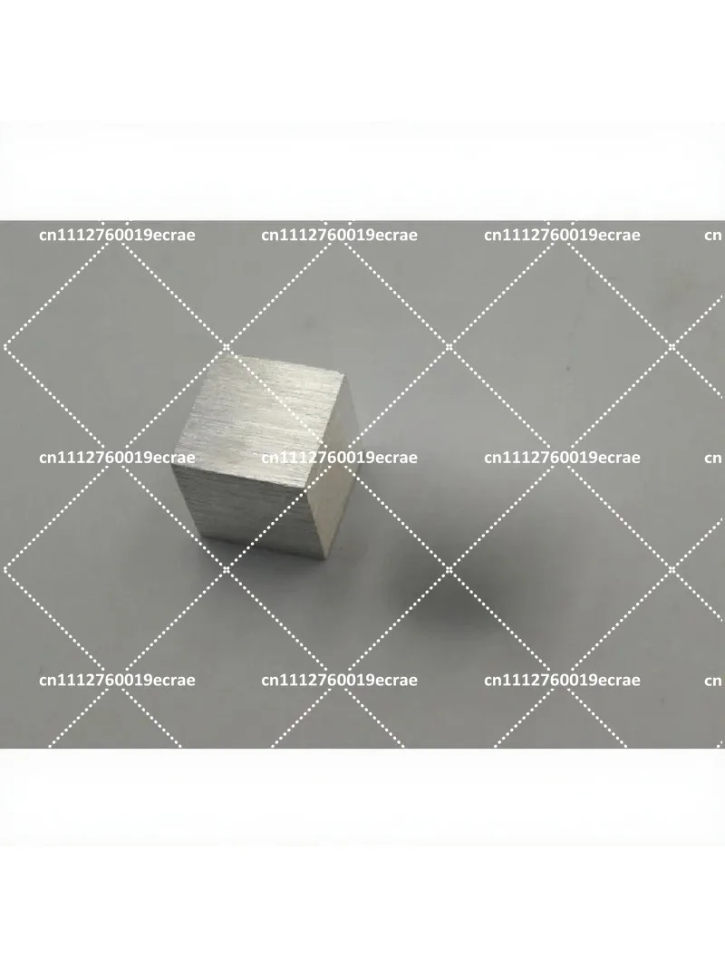 Silver Cube Periodic Element Design High Purity Sterling Silver Collectible Decorative Ornament