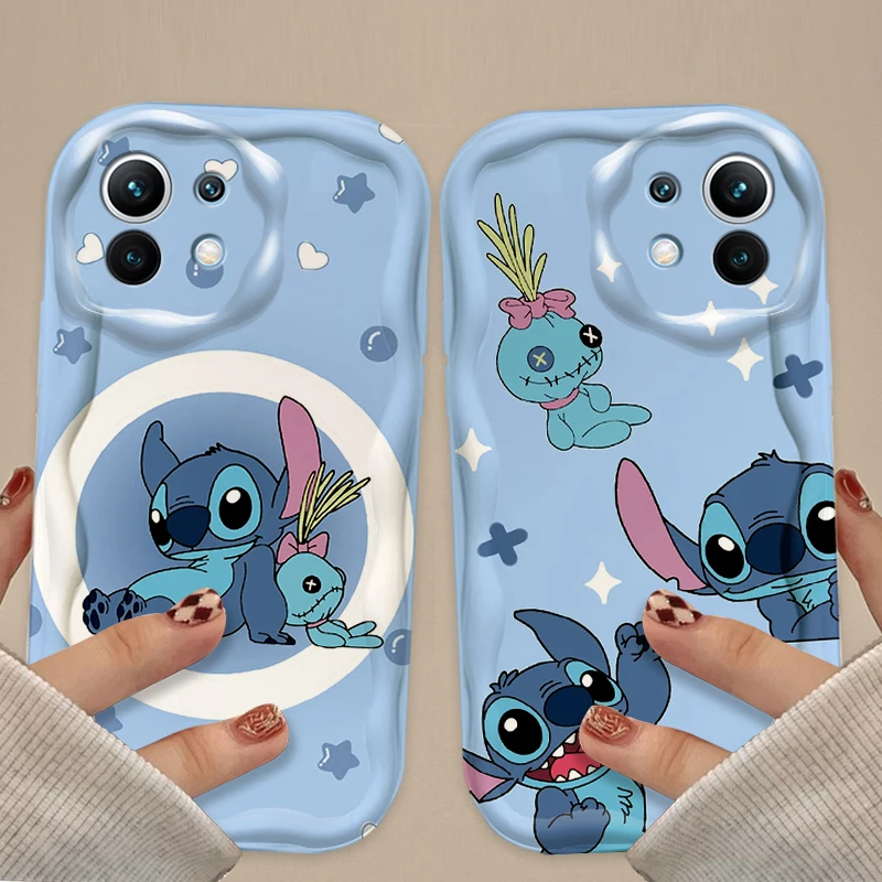 Cute Disney Stitch Phone Case for Xiaomi POCO X7 X6 X5 X3 NFC F7 Ultra F6 F5 Pro F4 F3 GT M5S C65 C75 M3 M4 M5S M6 M7 Pro 4G 5G