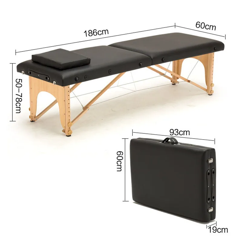 Swivel Vintage Massage Bed Beauty Hairdressing Massage Table Elegant Contemporary Lettino Massaggio Commercial Furniture