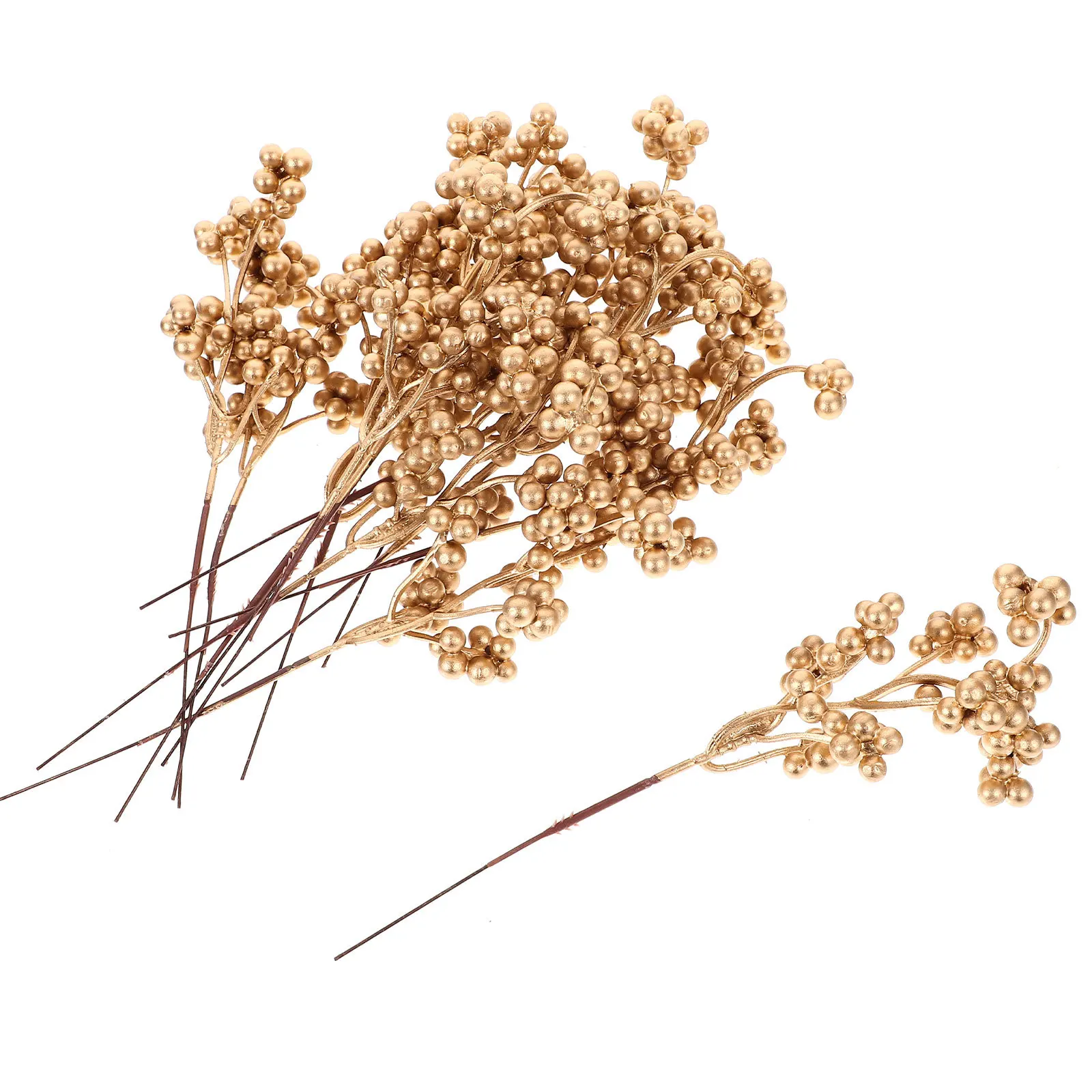 

12Pcs Faux Berries Picks Artificial Berry Stems for Christmas Decoration DIY Crafts and Floral Arrangement Applications