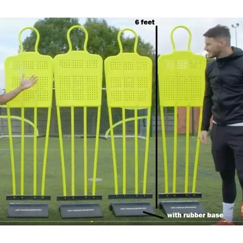 Football training portable folding innovation Soccer Keeper football training Mannequins free kick body wall with rubber base