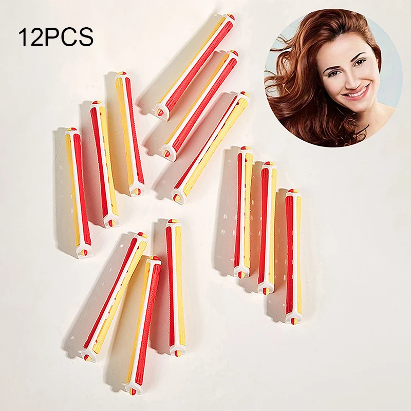 

12Pcs Heatless Hair Care Hair Curler Roller Grip Styling Roller Curlers Styling Home Use Hair Rollers Hairdressing DIY Tool