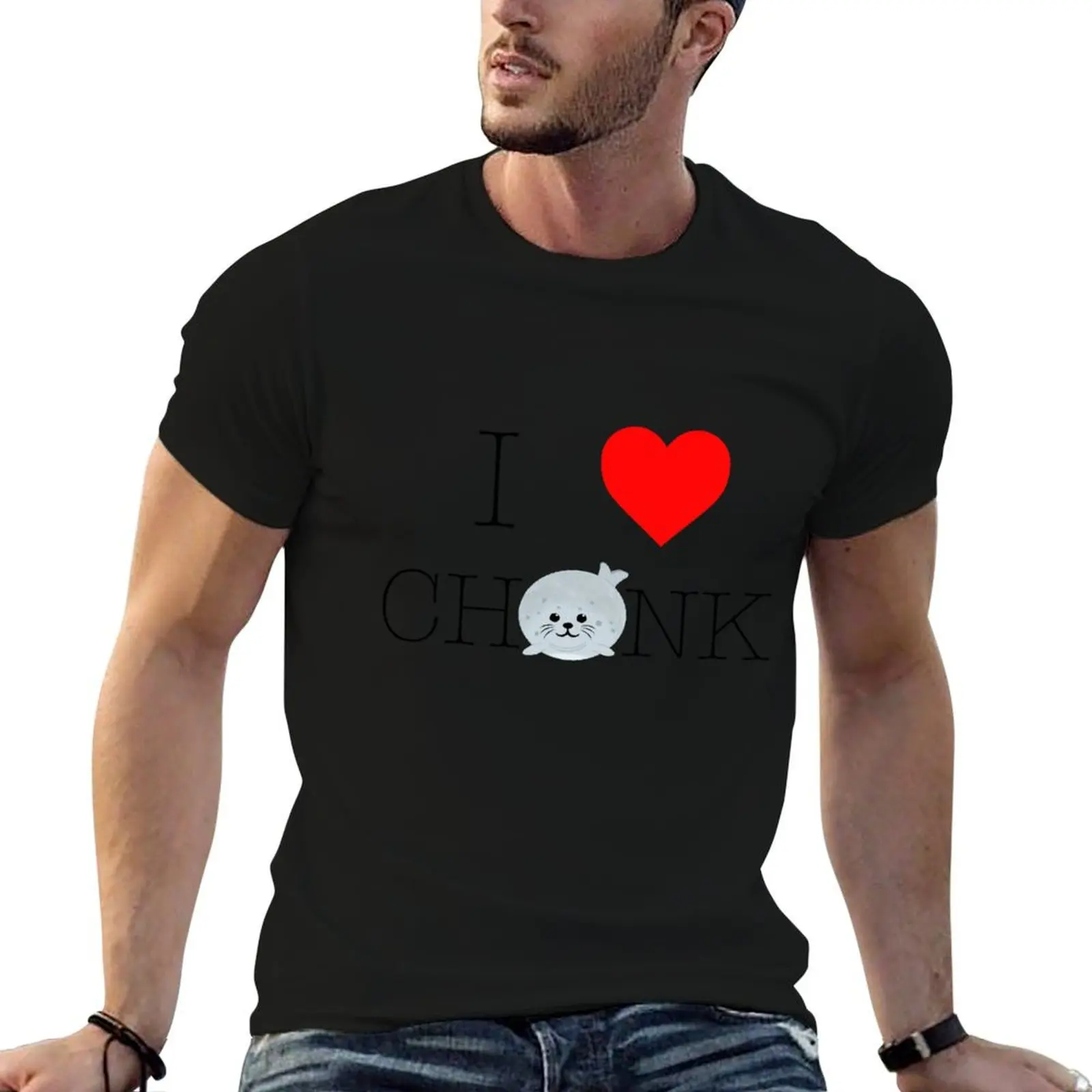 

I Love Chonky Seals T-Shirt Aesthetic clothing new edition plus sizes blacks mens vintage t shirts