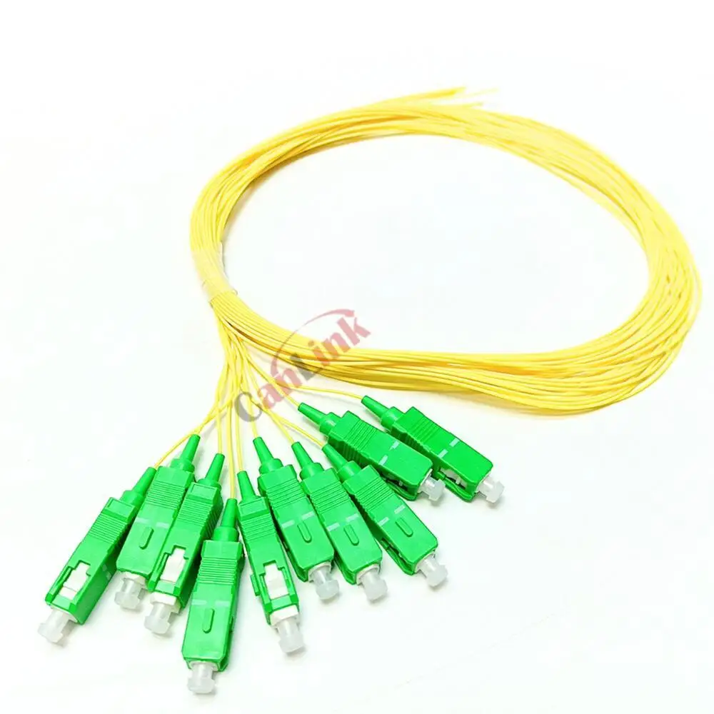Fiber Pigtail SC UPC Simplex 9/125 1M Single Mode Fiber Optic Pigtail 0.9mm SC APC Fiber Optical Pigtail