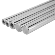 Linear shaft OD6/8/10/12/16/20mm Length100-550mm with One end of M3/M5/M8 thread hole depth of 8-16mm Chromed Harden Rod Shaft - AliExpress 13