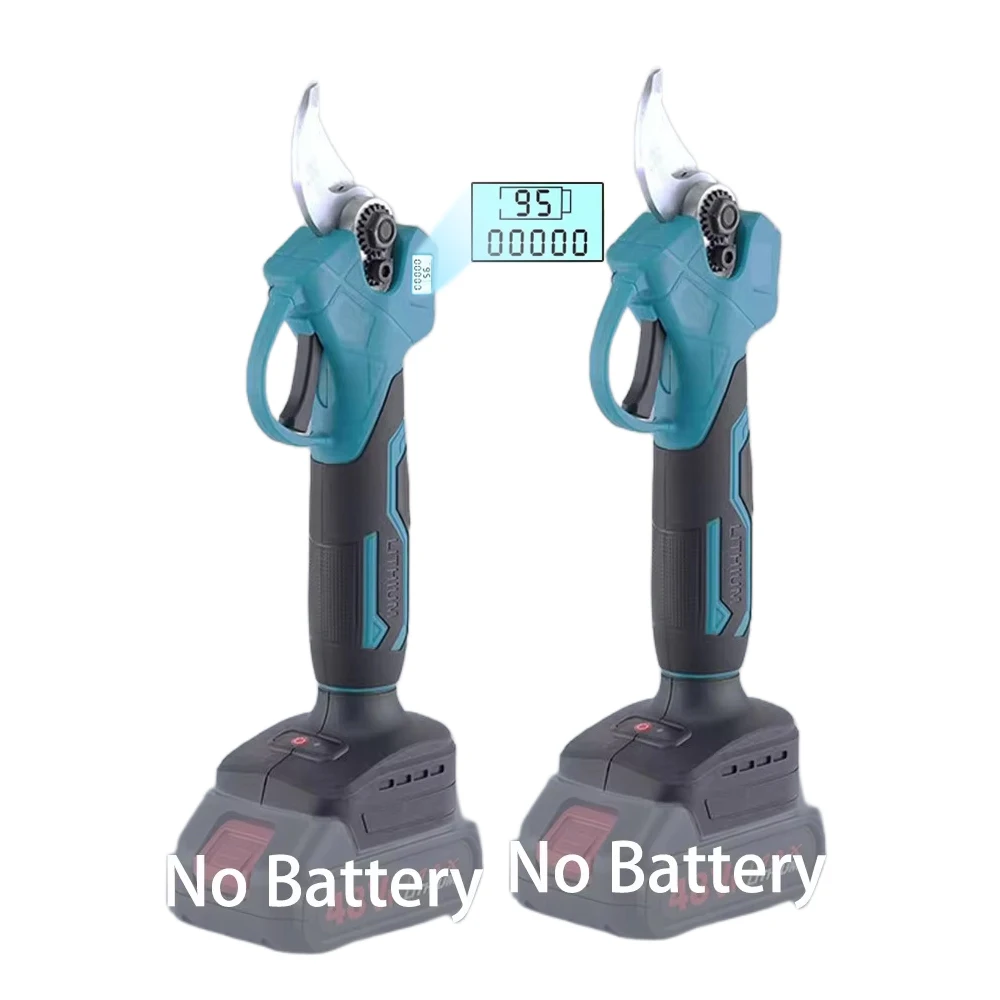 Borstelloze elektrische snoeischaar Tuingereedschap Snoeischaar met 0/1 LED-display Draadloze elektrische schaar voor Makita 18V Geen batterij - afbeelding 2