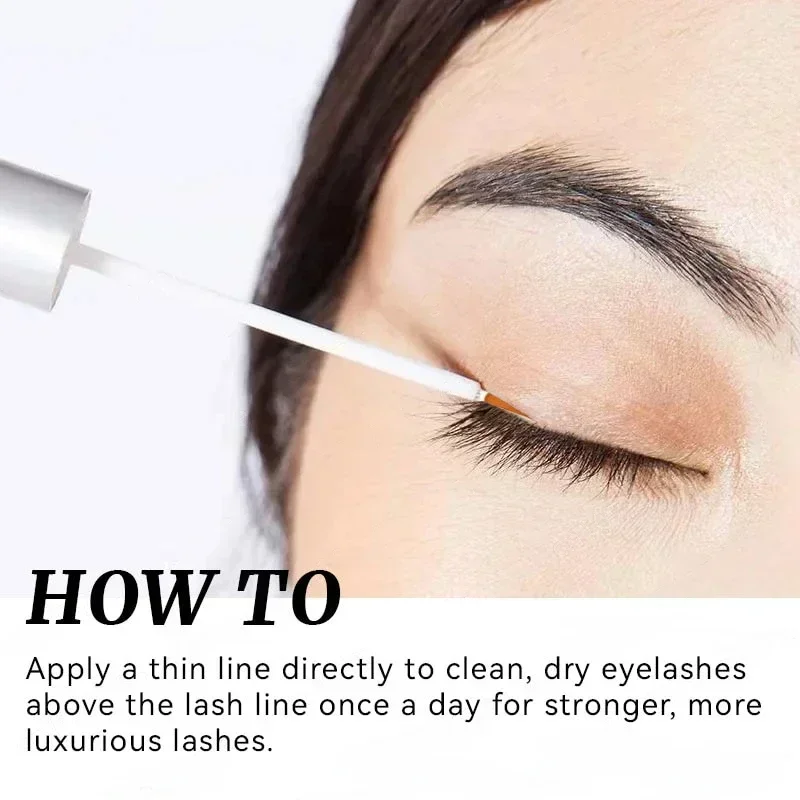 Fast Eyelash Growth Serum 7 Days Natural Eyelash Enhancer Longer Fuller Thicker Lashes Treatment Products Eye Care Makeup