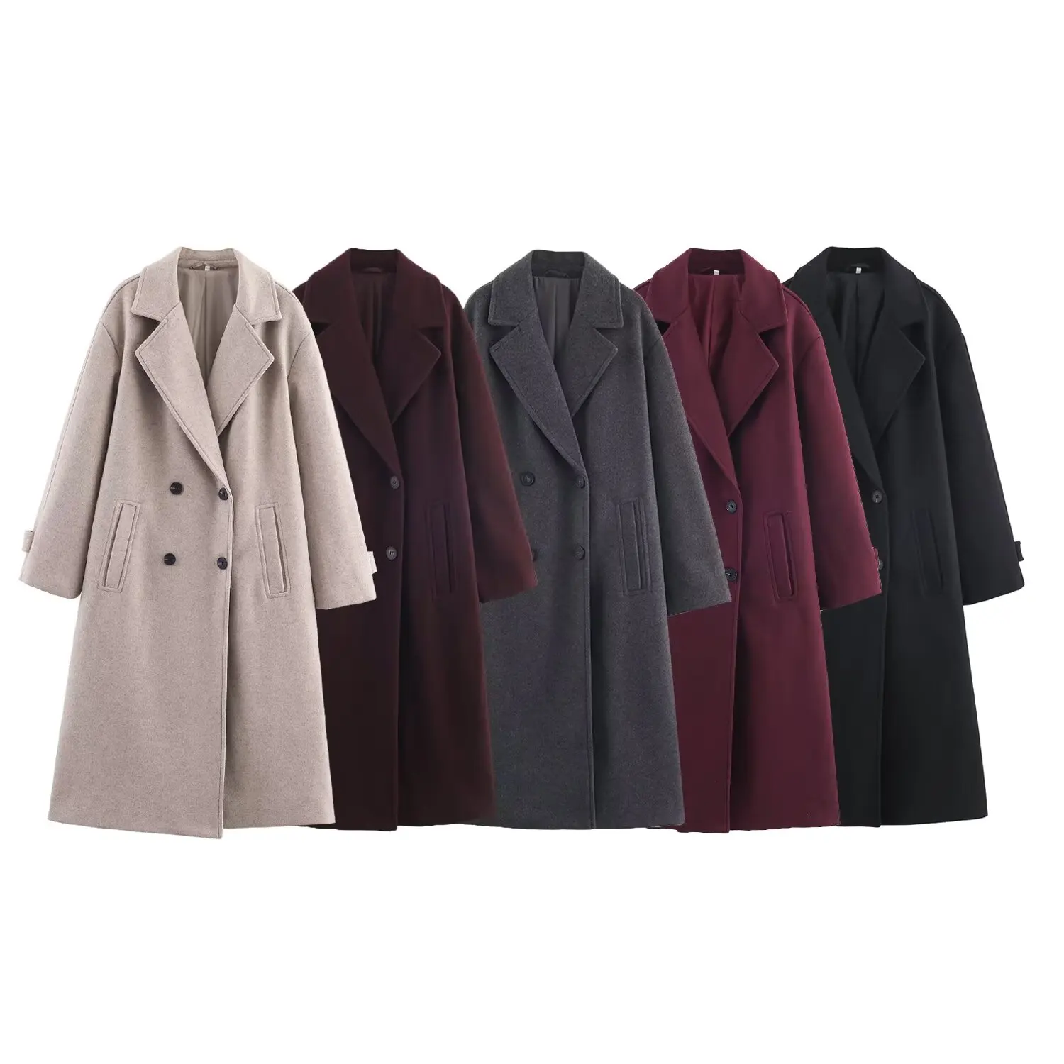 

2025 Fall/Winter New Arrival Women's Coat Stylish and Elegant New Coat Long-Sleeved Lapel Coat