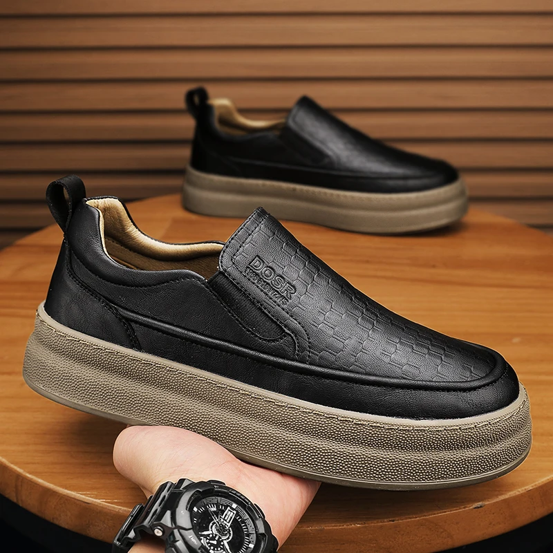 2024 Men's Le Fu Shoes Luxury  Brand Business  Leisure Fashion Mokasin Flat Shoes  Driving Comfortable Formal Shoes