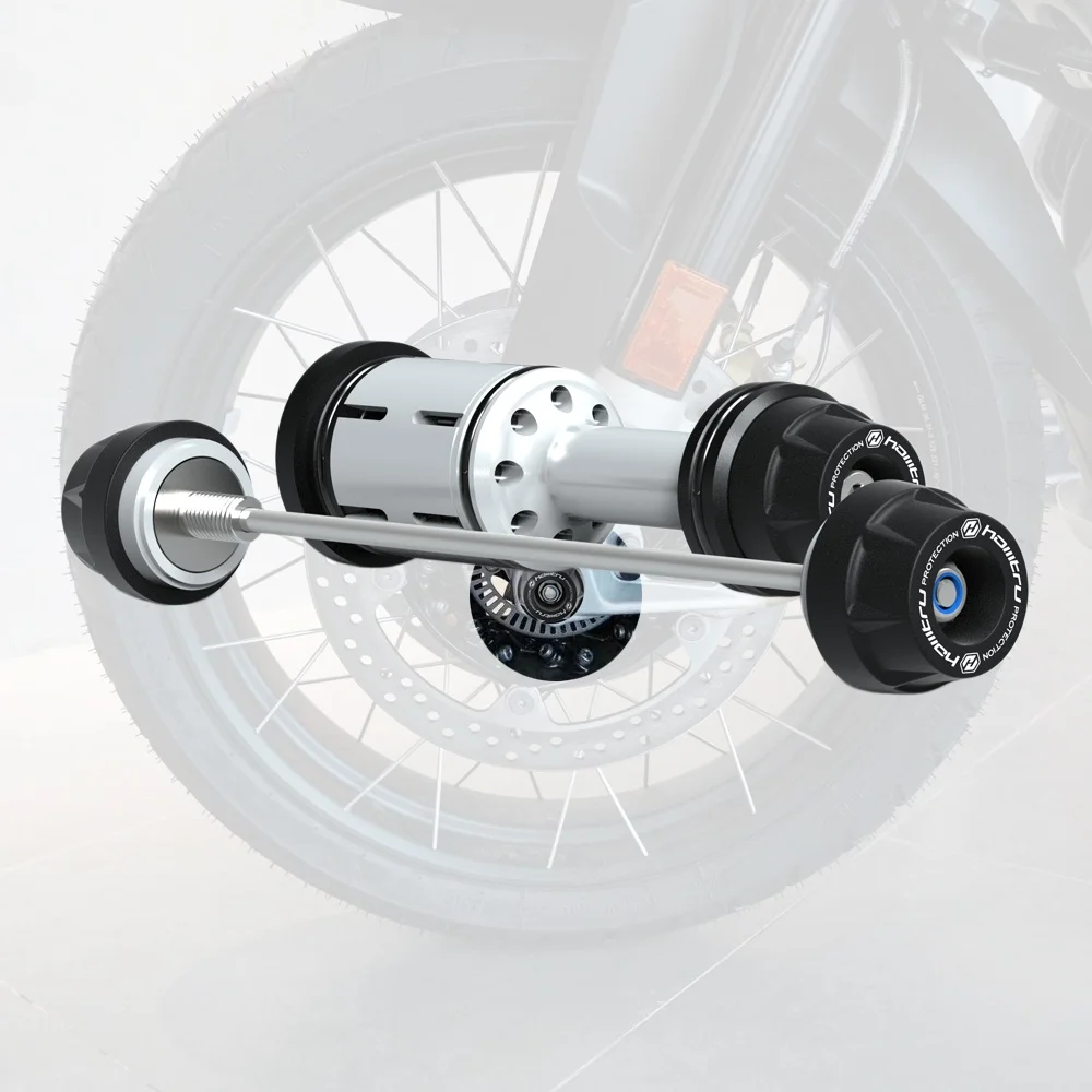 For BMW R1200GS R1250GS Exclusive / Adventure 2019-2023 Motorcycle Front Rear Axle Fork Crash Slider Wheel Protector