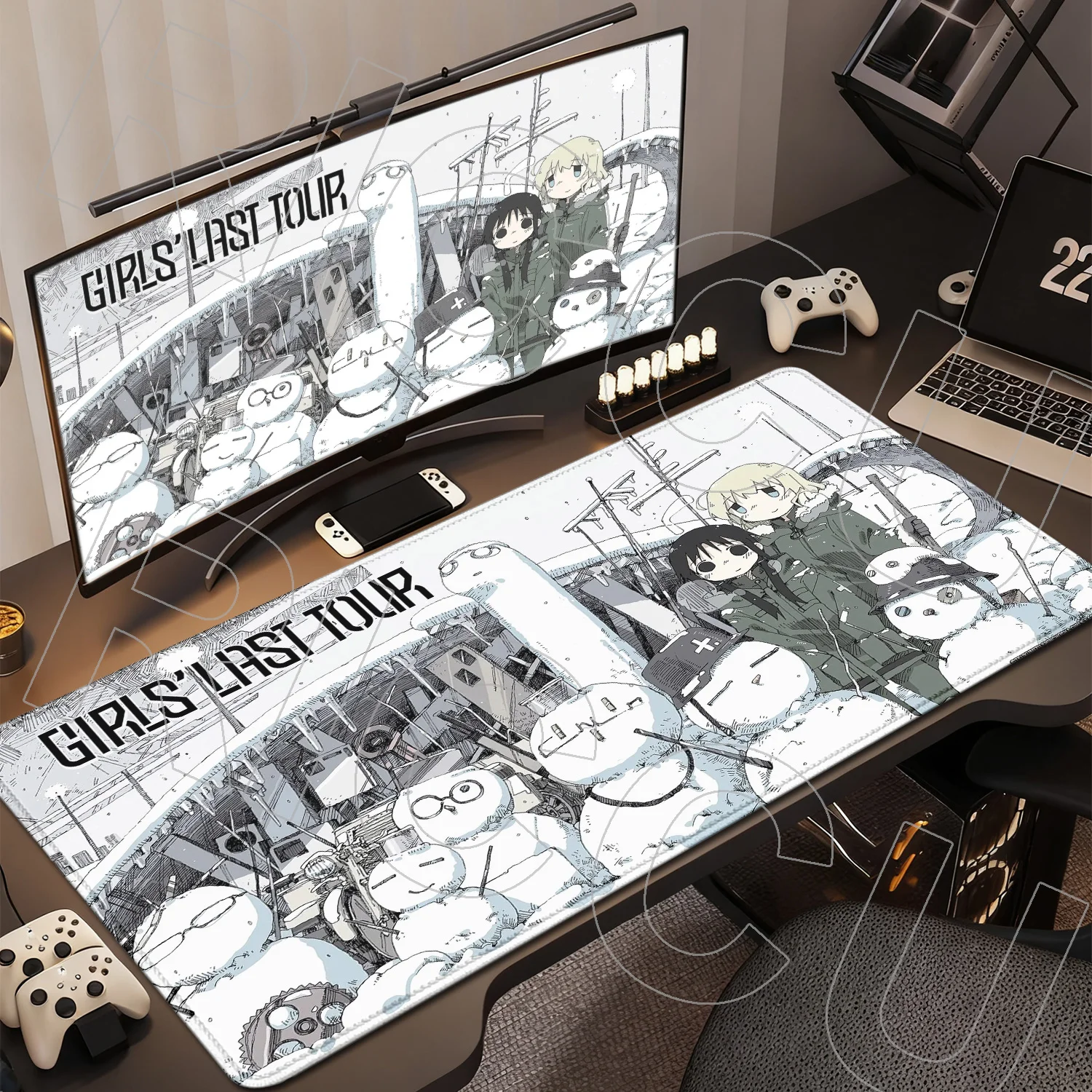 HD printing XXL Girls Last Tour Anime Mousepad Expand Mause Pad Rug Office PC Accessories Desk Mat Keyboard Gaming carpet Large
