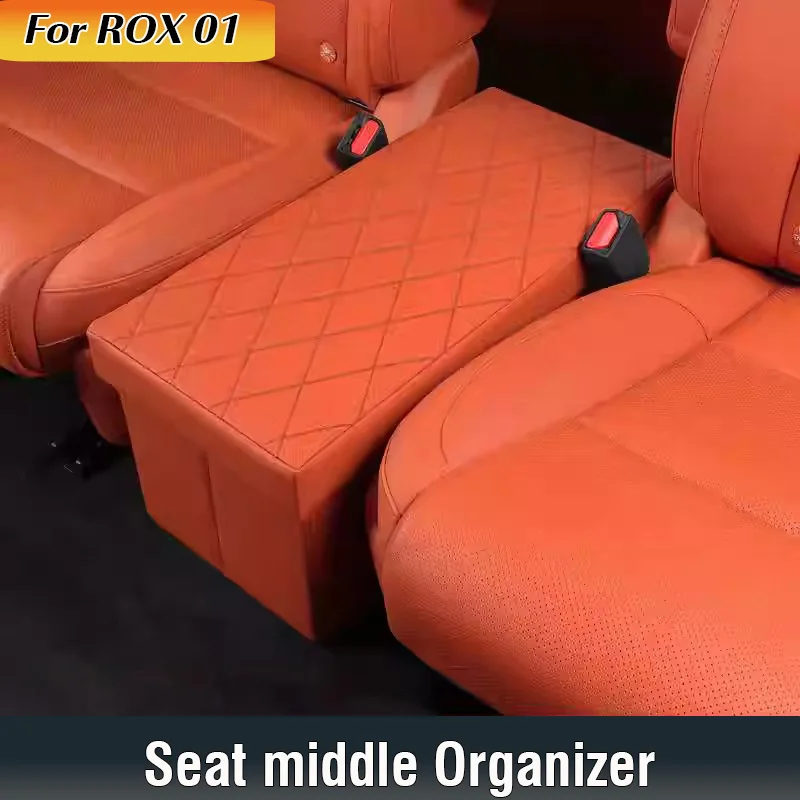For Polar Stone (Jishi) 01 ROX 01 2023 2024 2025 2026 Car Second Row Seat middle Organizer Center storage box backrest Interior