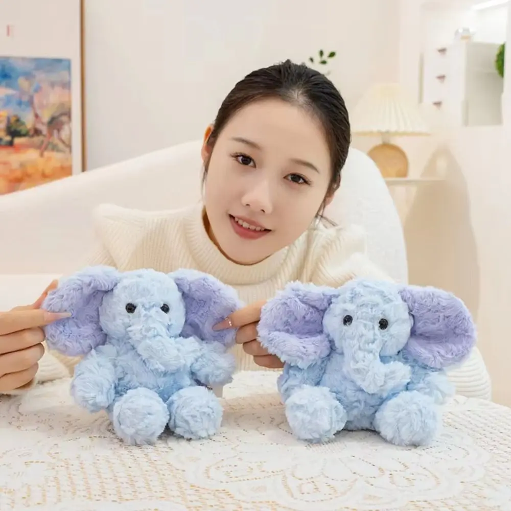 Poduszka pod plecy Pluszaki Mini Słoń Bawełna PP Pluszowy Słoń do Spania Poduszka Dekoracyjna 15cm Słoń Niemowlę Dziecko