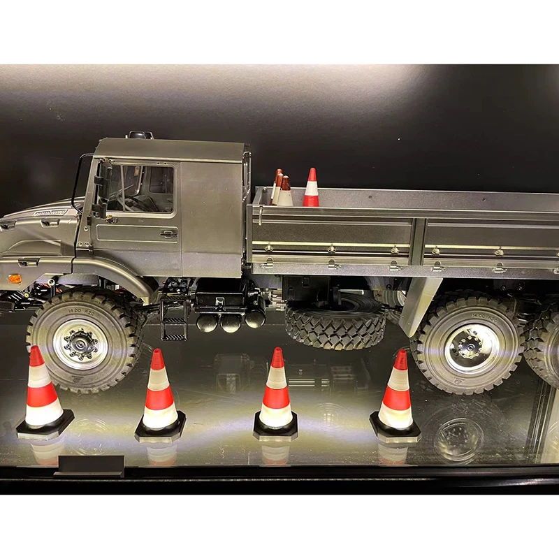 Simulation Road Cone Reflective Cone Model for 1/10 RC Crawler Car TRX4 1/14 Tamiya RC Truck Tipper SCANIA 770S VOLVO MAN BENZ