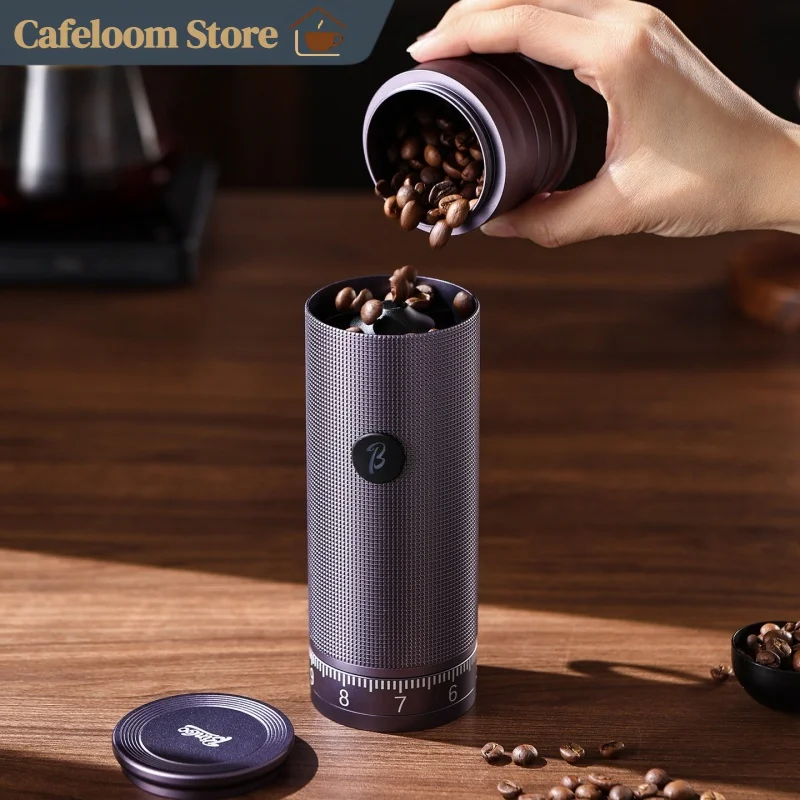 Bincoo Dm03 Electric Coffee Grinder Portable External Adjustable Small Coffee Bean Grinder For Home Outdoor Espresso Brewing