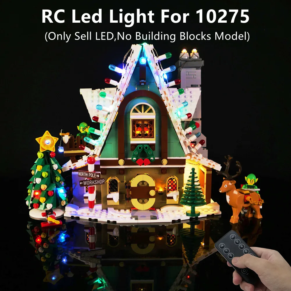 Remote Control RC LED Light UP Lit For 10275 Building Blocks (Only LED No Model Bricks)