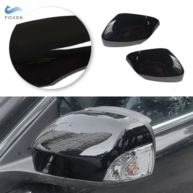 

ABS Carbon Fiber Style/Glossy Black Trim For Volvo XC70 XC90 2007-2014 39894341 39894354 2pcs Car Side Rearview Mirror Cap Cover