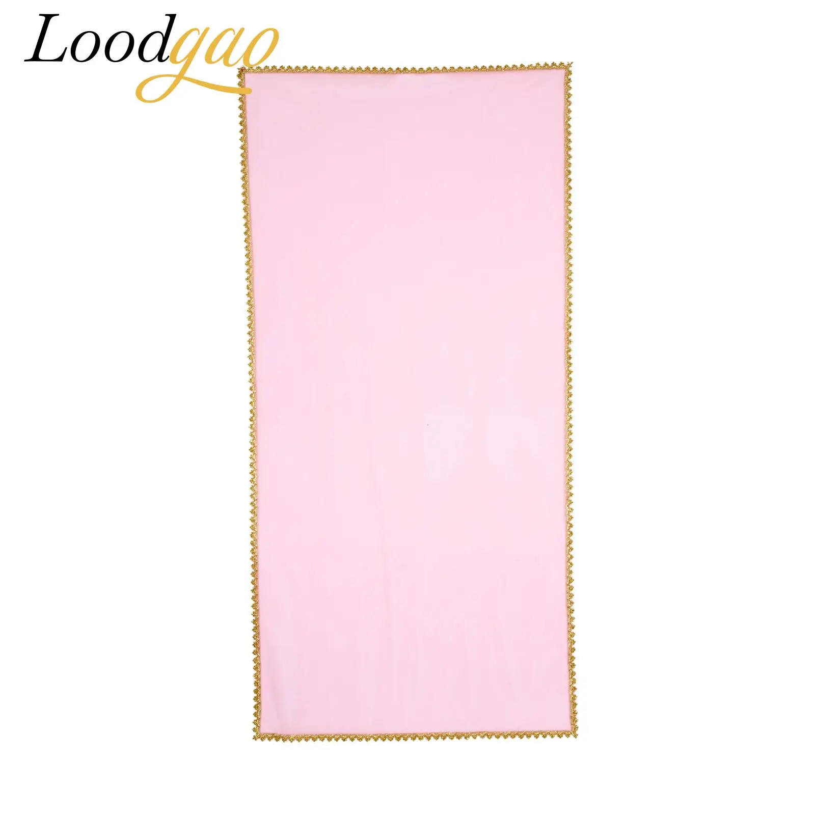 Rechteckige Schals für Mädchen, indischer ethnischer Goldbesatz, transparenter Tüllschal, durchsichtiger Schal, Cosplay-Zubehör, traditioneller indischer Netzschal