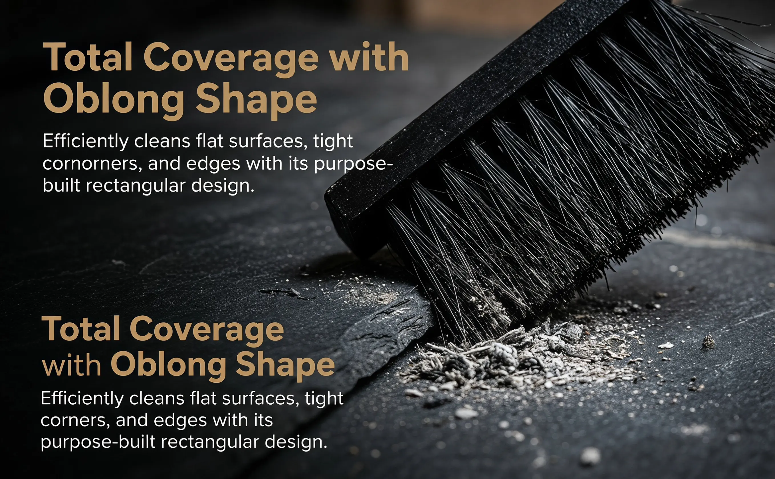 Fireplace Brush Heads 2 Pack Durable Ash Cleaner Replacements for Wood Stove Cleaning Black Accessories
