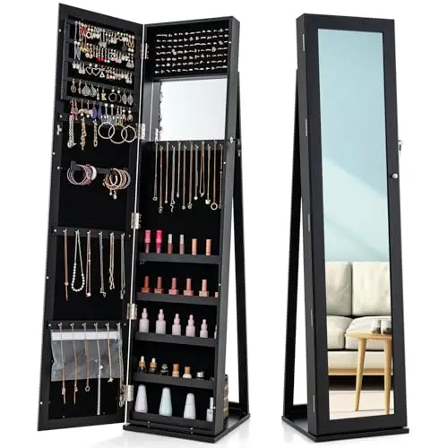 Jewelry Armoire Cabinet with 62