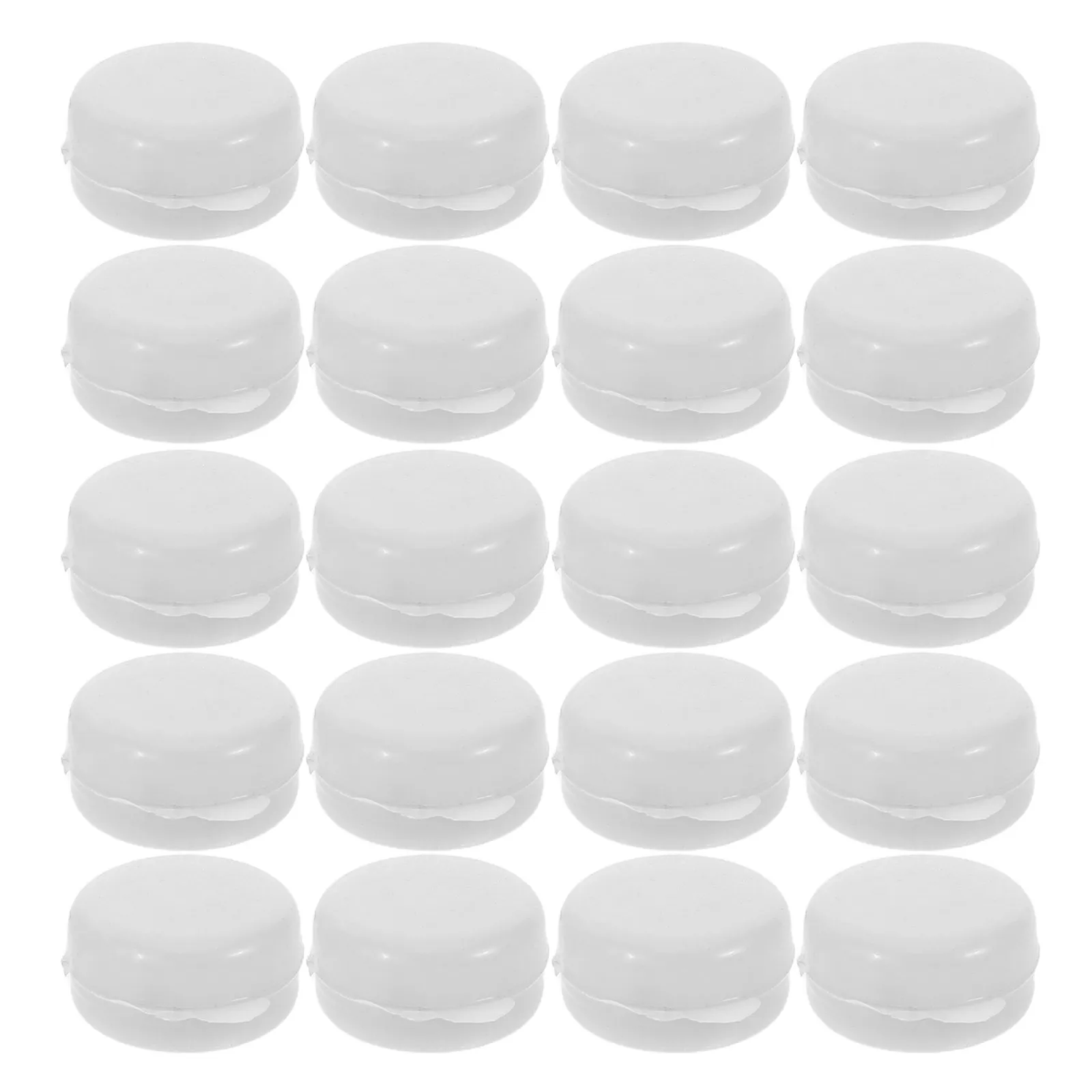 

20Pcs Rattle Inserts Baby Safe Flat Plastic Noise Maker Replacement for DIY Shaking Accessories Infant Sensory Development