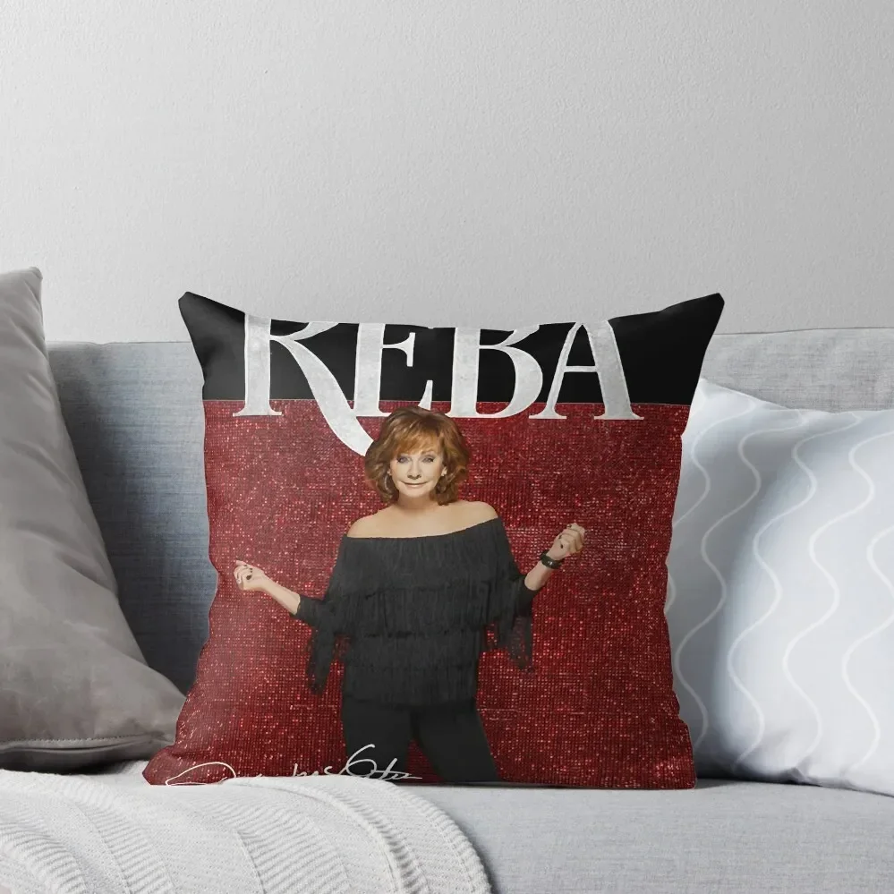 Reba Live in Concert 2022 with Signature Classic T-Shirt.png Throw Pillow christmas supplies Sofa Cushions Covers pillow