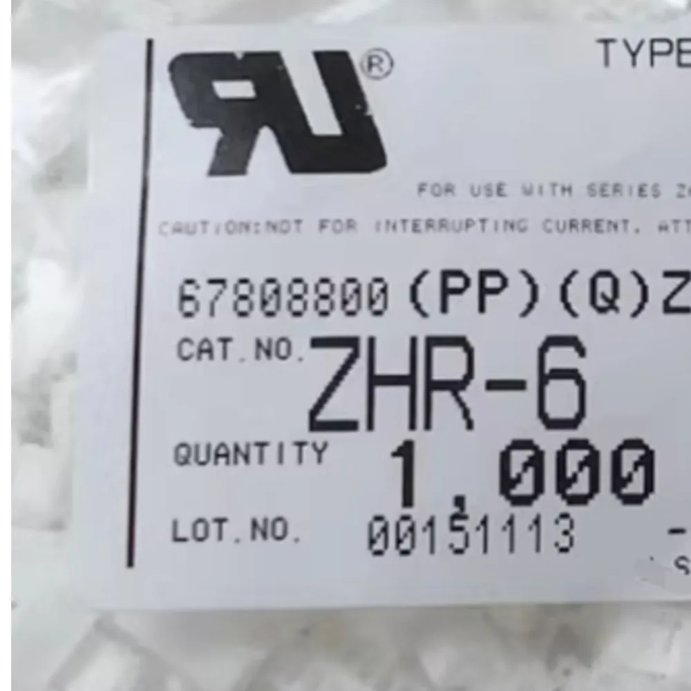 100pcs/lot Connector ZHR-6 6P  Plastic shell ZH  Leg width1.5MM 100% New and Origianl