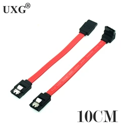 Hots sale 10cm 7Pin 7P SATA 3.0 Cable Serial ATA Short DATA Cable for HDD SSD Cord line 7pin sata short cable 0.1m