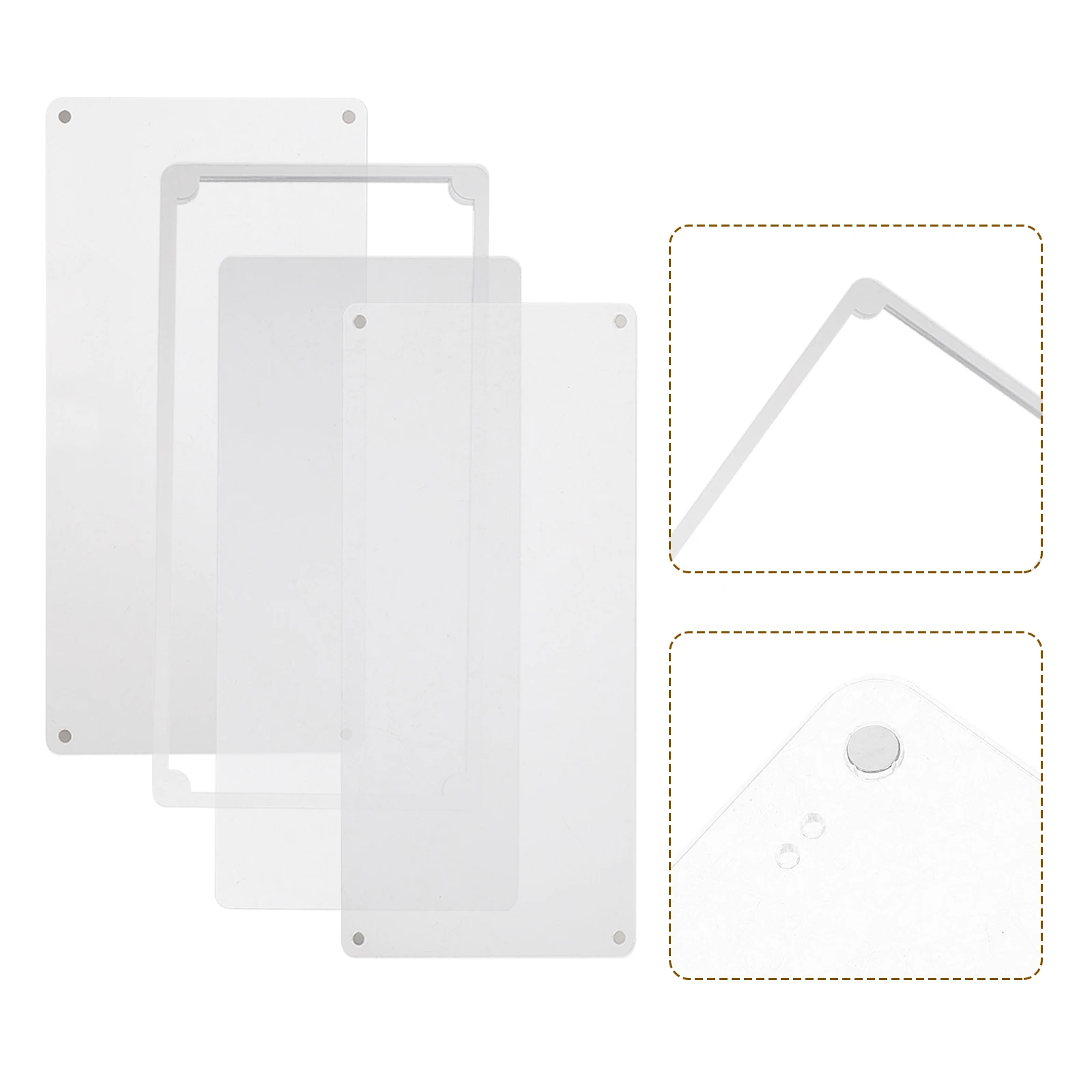 Acrylic Board Material Crafting Plate Making Supplies for Diy Display Painting Decorative Sign Accessory