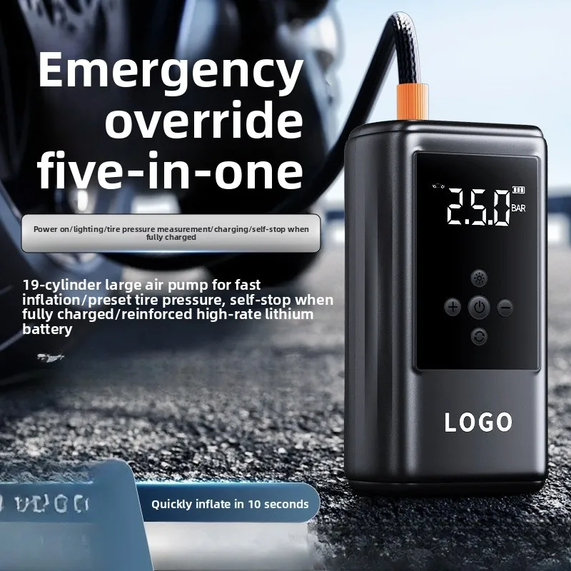 

Автомобильный воздушный насос, аварийный запуск, источник питания, универсальный воздушный насос зажигания машины, сильный запуск, 12 В, автомобильный аккумулятор