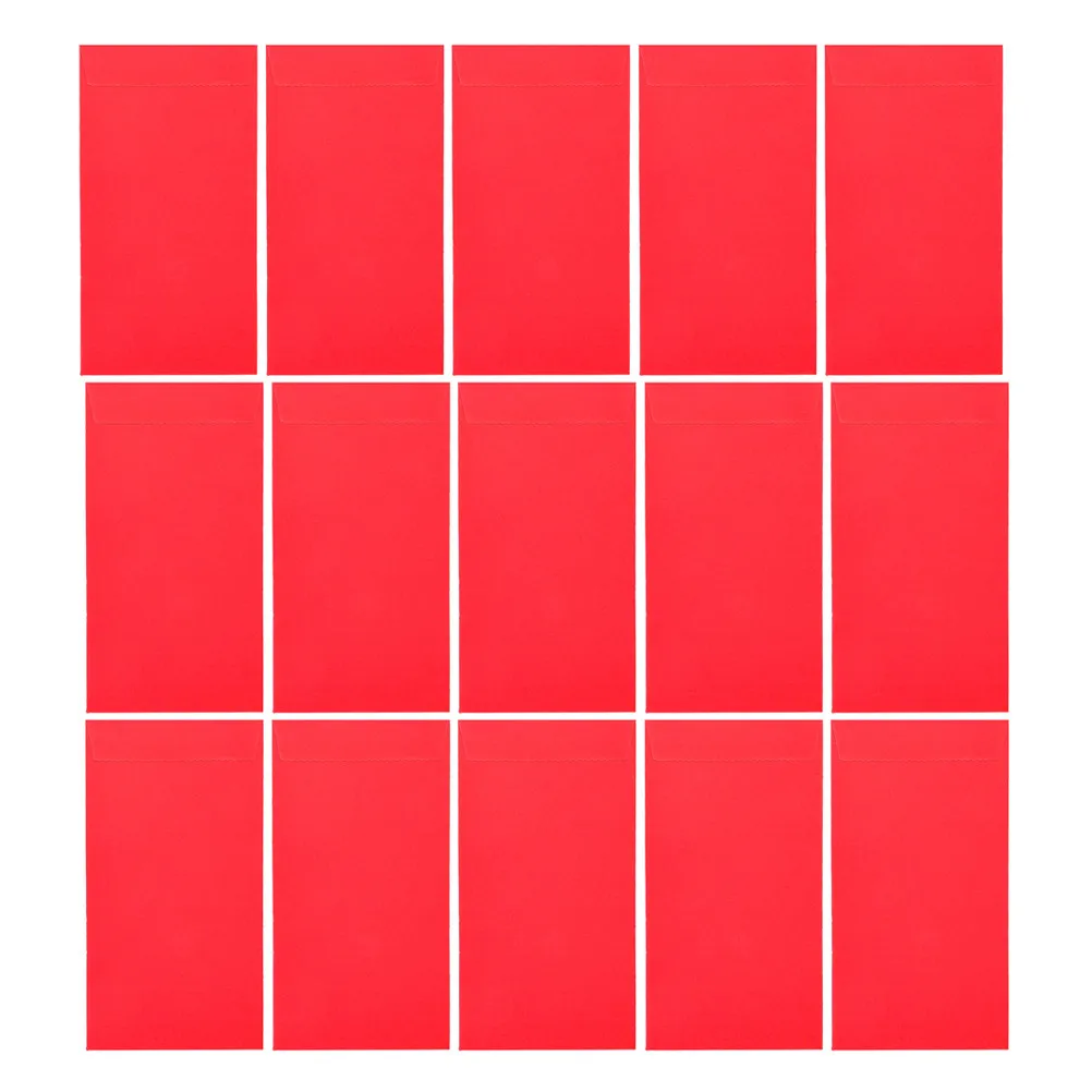 

50Pcs Elegant Chinese Red Envelopes Spacious Cash Envelopes for Wedding Festival Business Budgeting Saving System