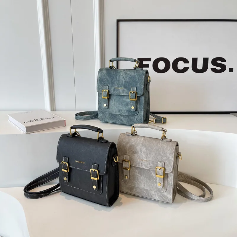 Japanese Small Mini Lolita JK Uniform Shoulder School Bags Pu Leather Satchels Students Bag Messenger Bag Handbags  Backpack
