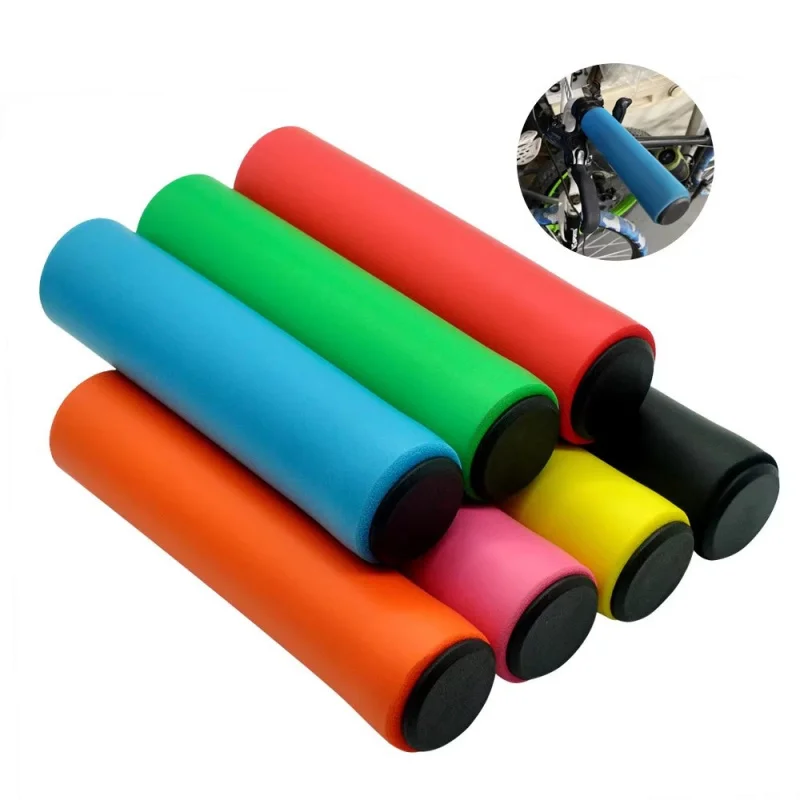 

1/2/3Pairs Silicone Sponge Soft For Mountain Bike Handlebar Cover Anti Skid Shock Absorbing Scooter Cycling Handle Grip