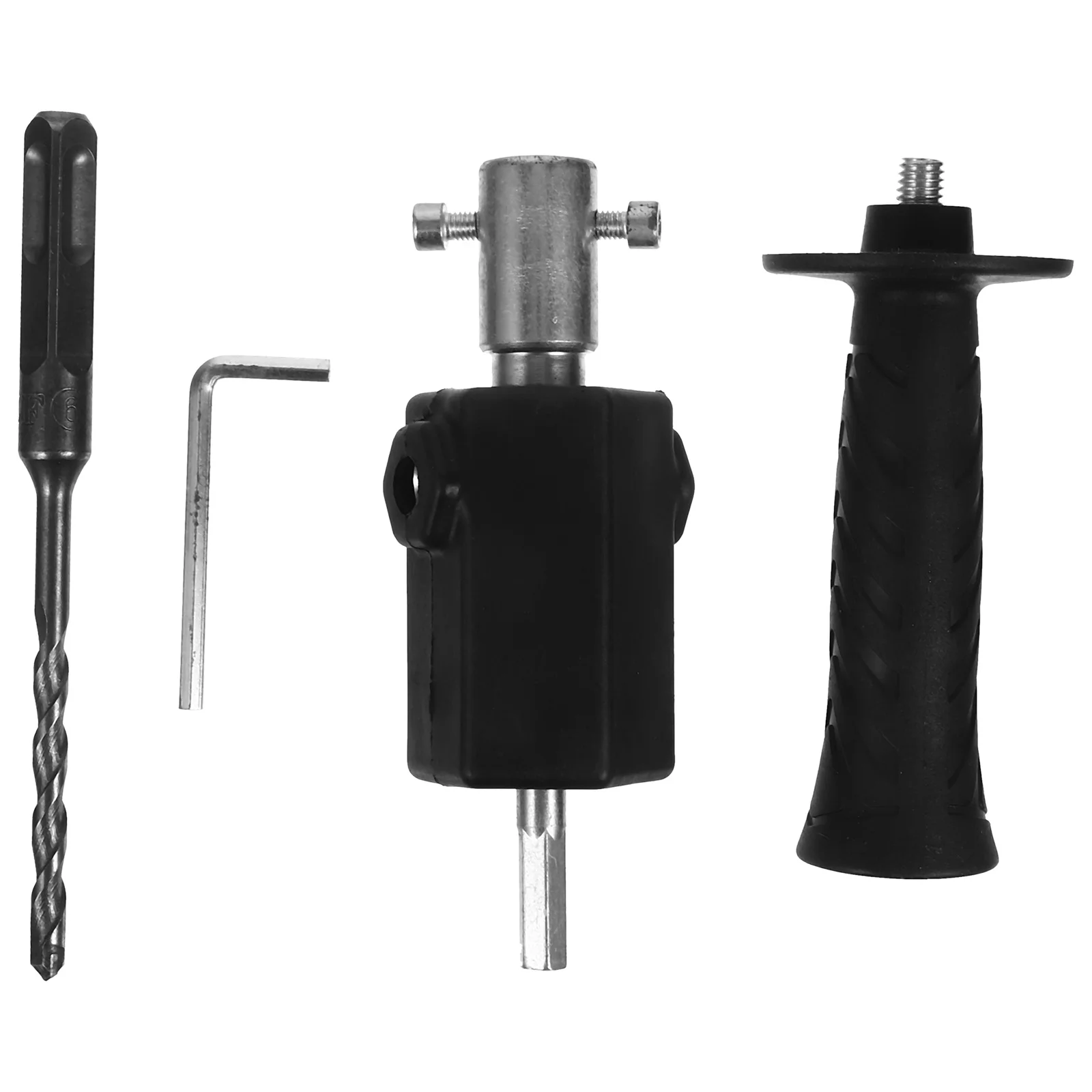 1Set Electric Drill Conversion Head Hammer Adapter Hard Triangle Transmission Shaft for Concrete Demolition Trenching
