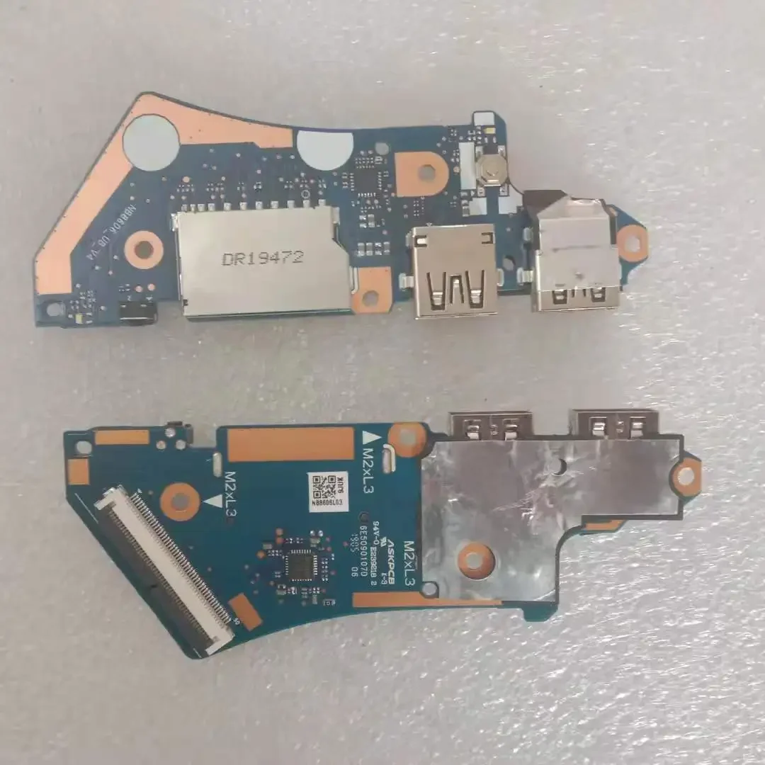 FOR LENOVO Y7000P XIAOXIN Air-15 2019 S540-15IWL IML PG0 USB SD CARD READER POWER BUTTON BOARD NB8606 L03 5C50S24924