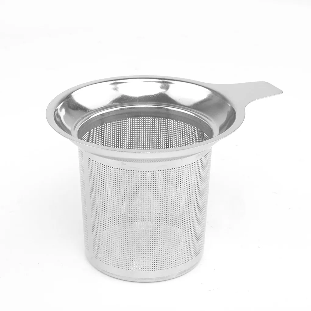 Hot! 1PC 304 Stainless Steel Reusable Tea Infuser Tea Strainer Teapot Loose Tea Leaf Spice Tea Filter Kitchen Accessories