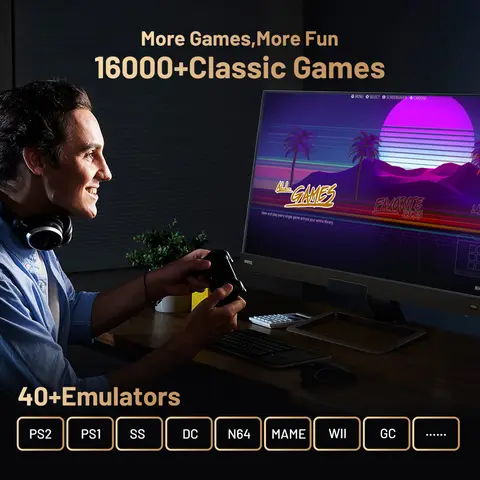 Kinhank Super Console X5 PRO Retro Videospelkonsoler Plug and Play 4T med 16000 spel för PS2/WII/SS/DC/N64 Android 12 TV-box 10 best sales mini-PS2 - №9