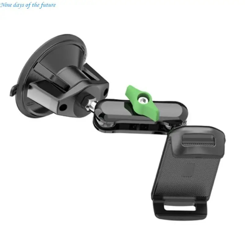 Aluminum Car Mount Phone Holder Multifunction Navigation Camera Bracket Hand Suction Cup Car Holder Entertainment E65A