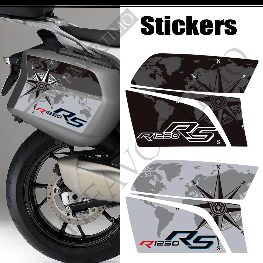 

2019 2020 2021 2022 Motorcycle Stickers Decals Tank Pad Protector Trunk Luggage Panniers Cases For BMW R1250RS R 1250 RS R1250