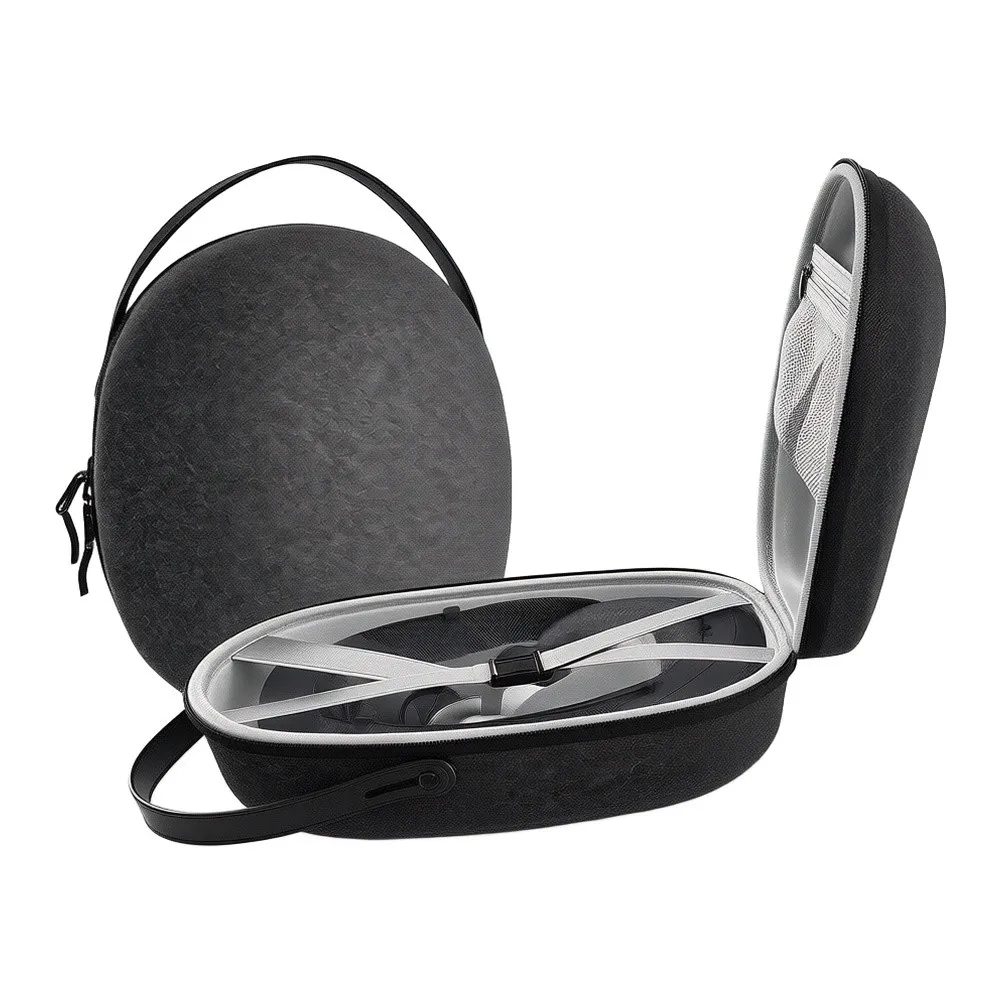 Hard Carrying Case For Steam Frame For Vr Headset For Black Polyester Storage Bag With Precise Slots Portable Travel Protection