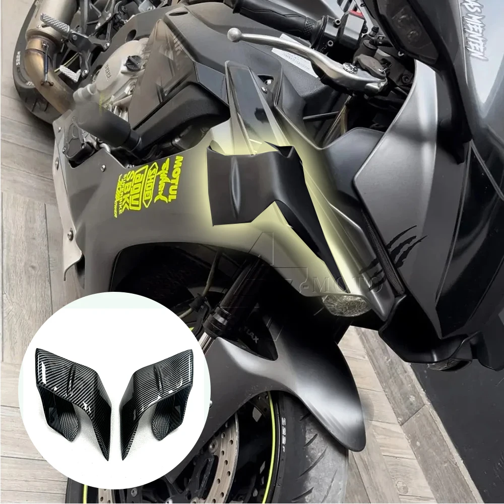 

R1 Fairing fixed wing For Yamaha R1 R1M 2015-2024 Winglet Spoiler Front Side Wings Downforce Moto Accessories ABS Plastic carbon
