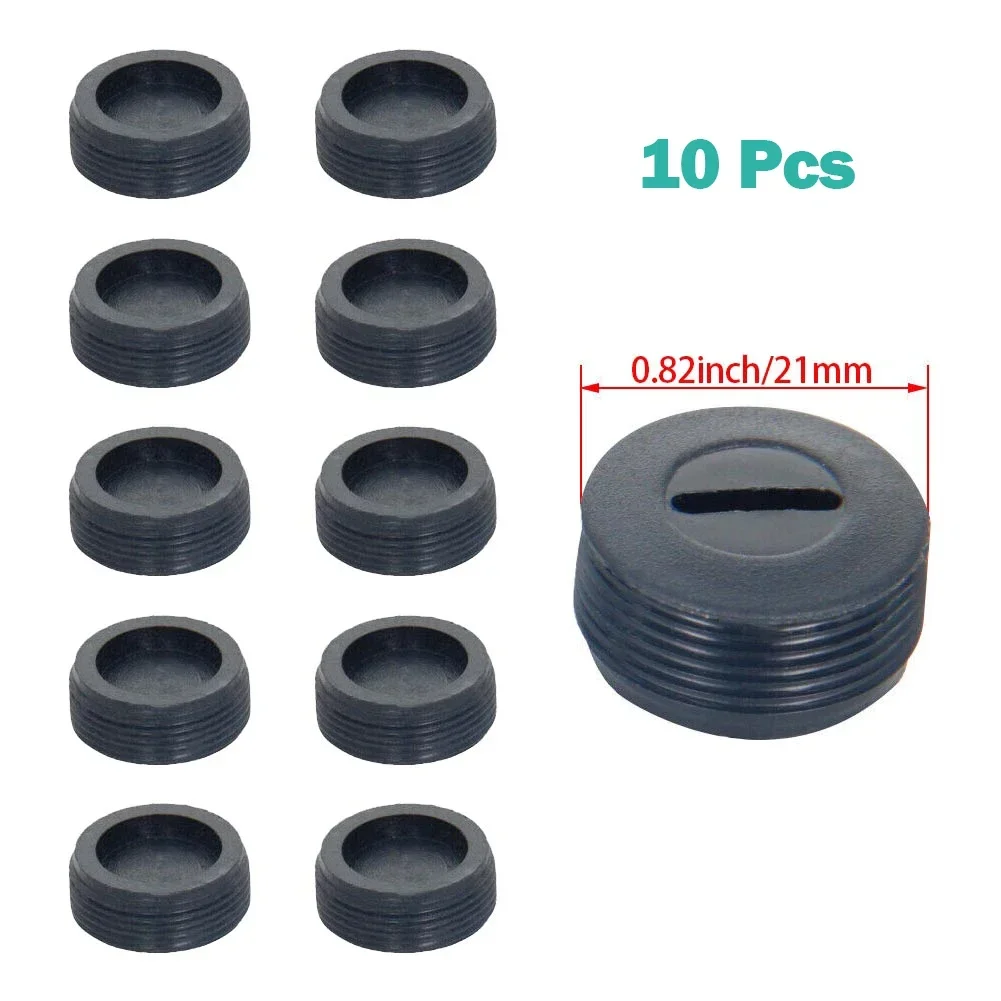 10pcs Carbon Brush Cap Plastic Holder Cover For Motor Accessories 12mm/13mm / 14mm / 15mm / 16mm / 17mm/18mm / 20mm / 22mm