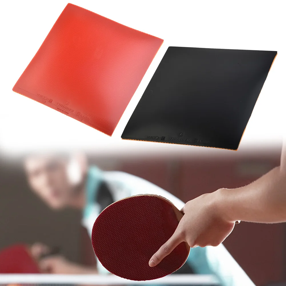 Table Tennis Rubber Hard Sponge Fast Attack Black Red Both Side Optional Racquet Pingpong Rubbers Cover For Beginners Amateurs