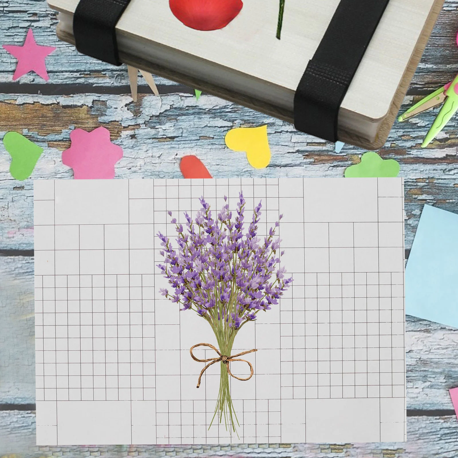 

6pcs Flower Pressing Laminate Film A4 Size Diy Waterproof Preservation Tool For Home Decor Specimen Making Kit