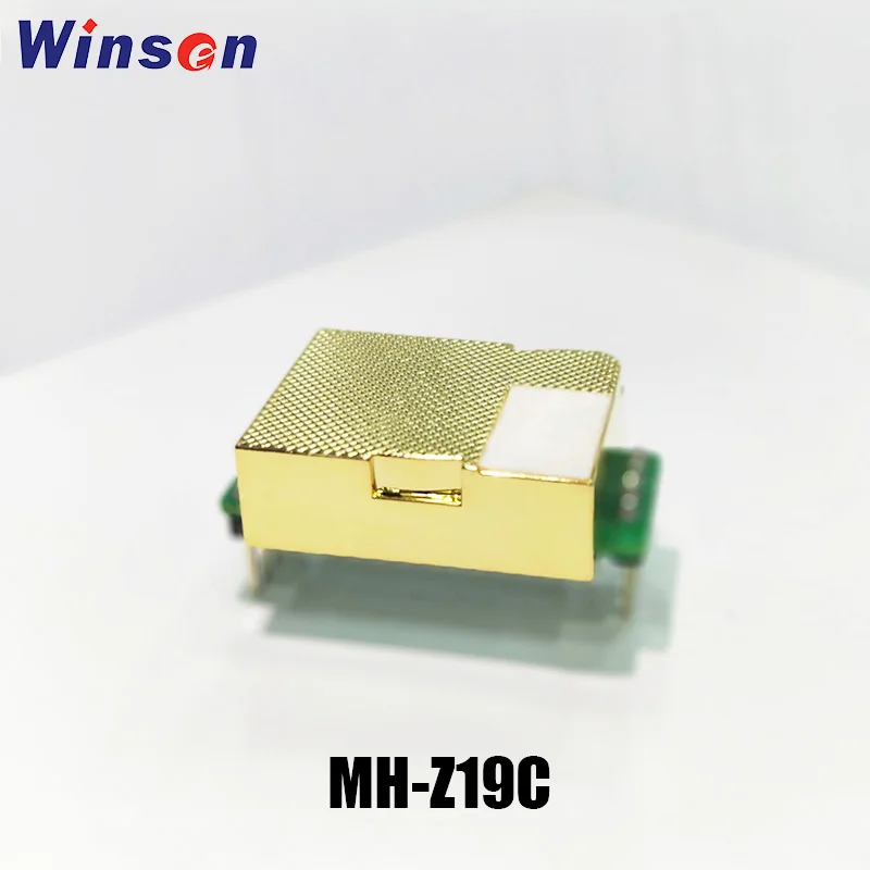 

20pcs Winsen MH-Z19C NDIR CO2 Sensor High Sensitivity Low Power Consumption UART PWM Output Long Lifespan Gold Chamber