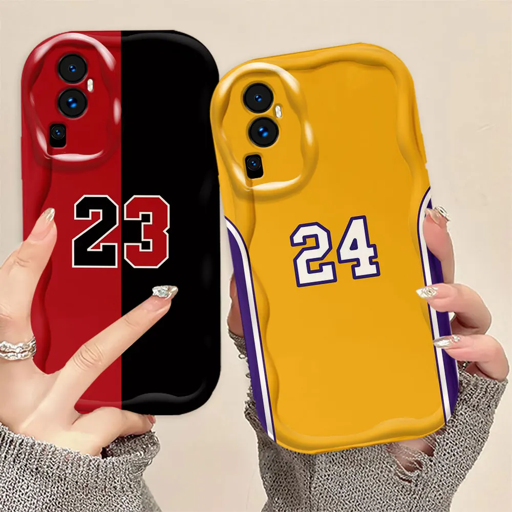 Basketball Uniform Number 23 24  Phone Case Cover For OPPO FindX3lite RENO 12 12F 11 11F 8 8T 7 7Z 6 5 5F 4 LITE PRO 5G