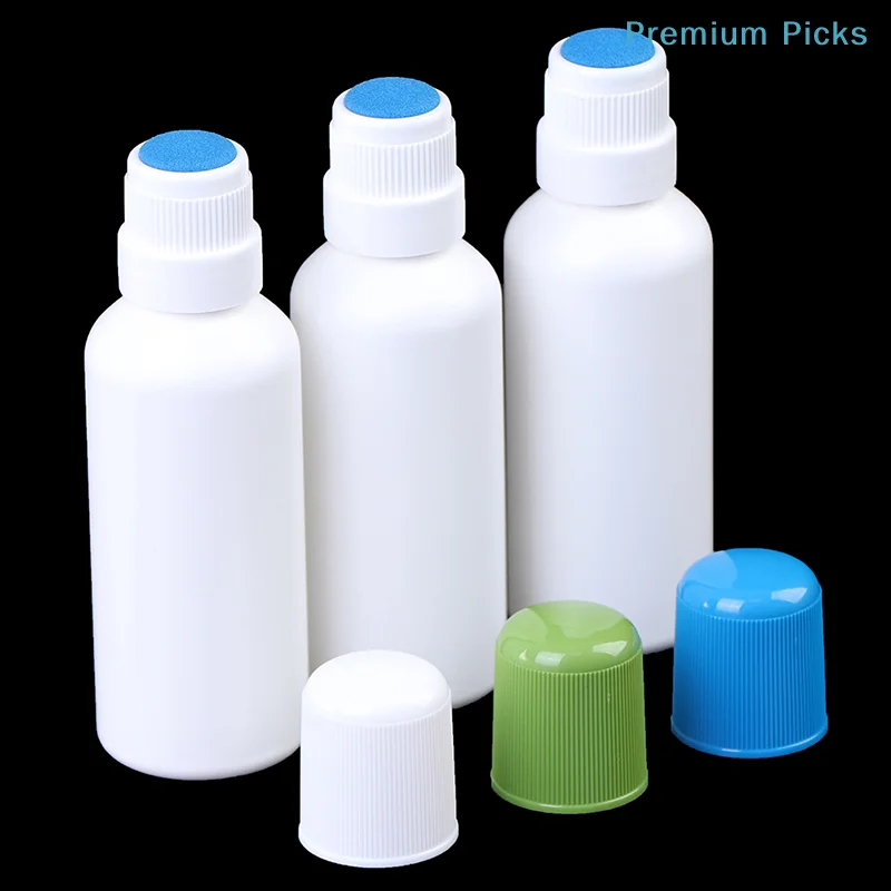 portableBottle with sponge applicator 100ML medicine liquid bottle with sponge head