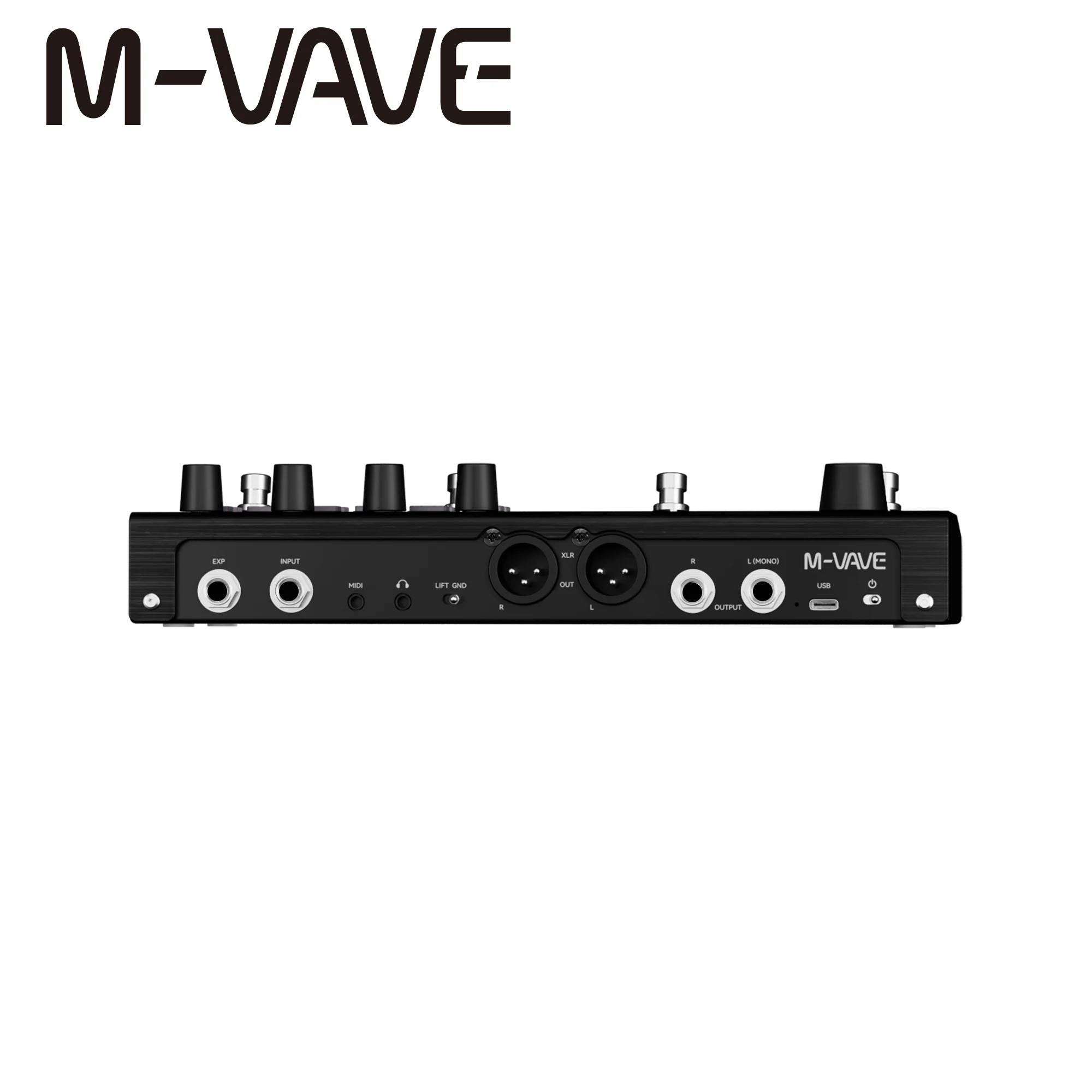 M-VAVE TANK PRO Guitar Bass Multi-Effects Pedal Rechargeable Amp